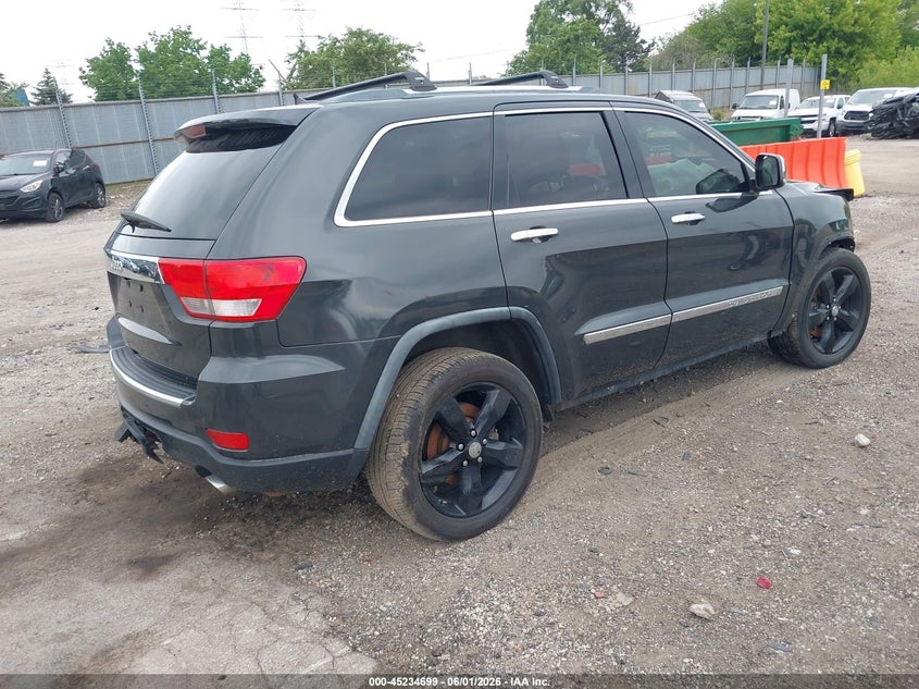 Vin: 1j4rr6gt8bc607730, lot: 45732490, jeep grand cherokee overland 20114