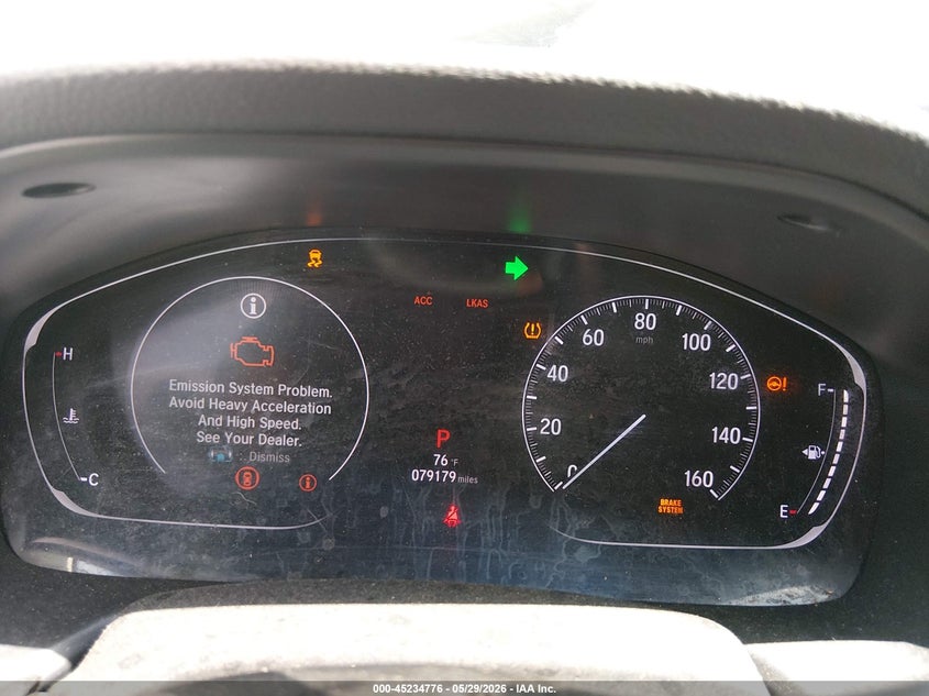 2020 HONDA ACCORD auction photo 7