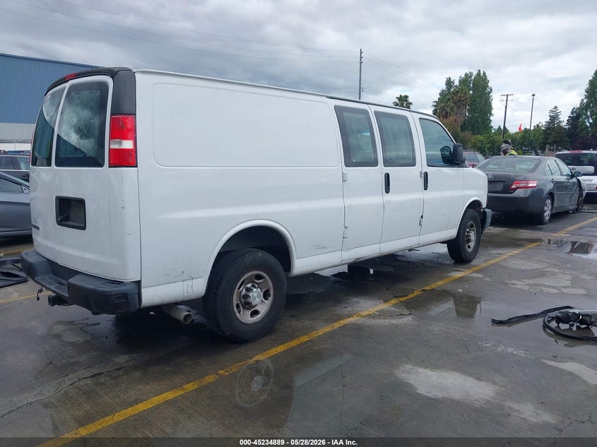 Vin: 1gcwgbfg7l1139773, lot: 45732680, chevrolet express cargo rwd 2500 extended wheelbase wt 20204