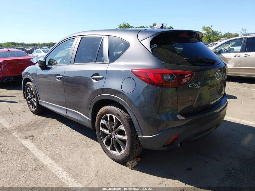 Vin: jm3ke4dy3g0690989, lot: 45732682, mazda cx-5 grand touring 20163