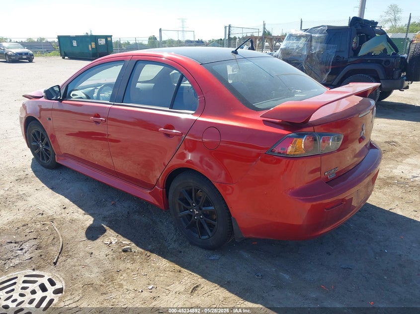 Vin: ja32u2fu1hu012373, lot: 45732683, mitsubishi lancer le 20173