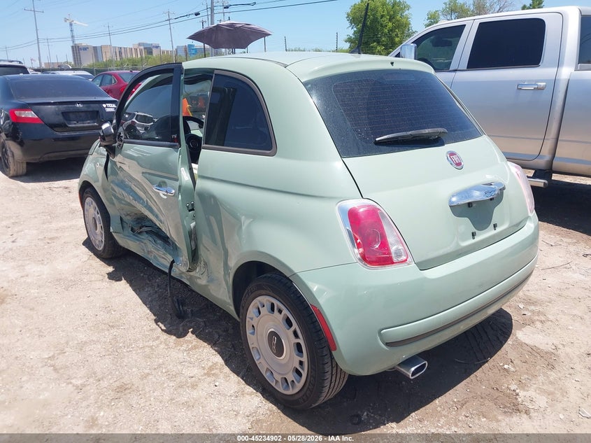 Vin: 3c3cffarxft534375, lot: 45732693, fiat 500 pop 20153