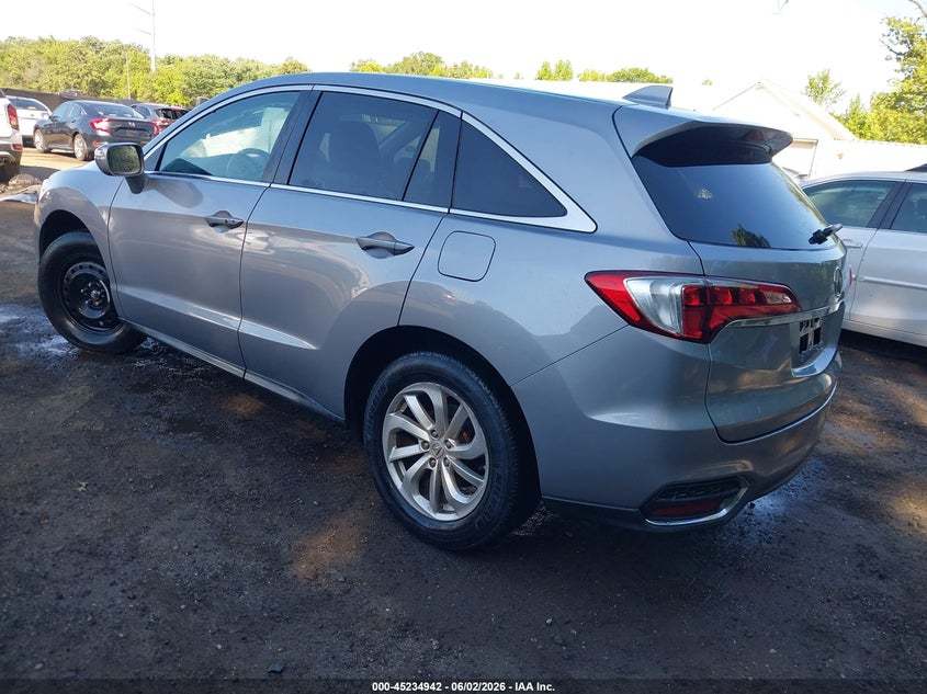 Vin: 5j8tb4h5xgl025125, lot: 45732733, acura rdx technology   acurawatch plus packages/technology package 20163