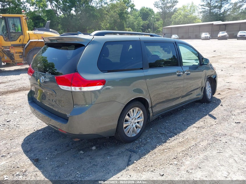 Vin: 5tddk3dc7cs048923, lot: 45732763, toyota sienna xle 7 passenger 20124