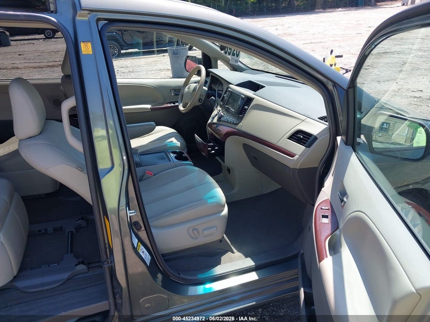 2012 Toyota Sienna 3.5 Xle 7 Passenger grey Lot 111045234972 Vin 5TDDK3DC7CS048923