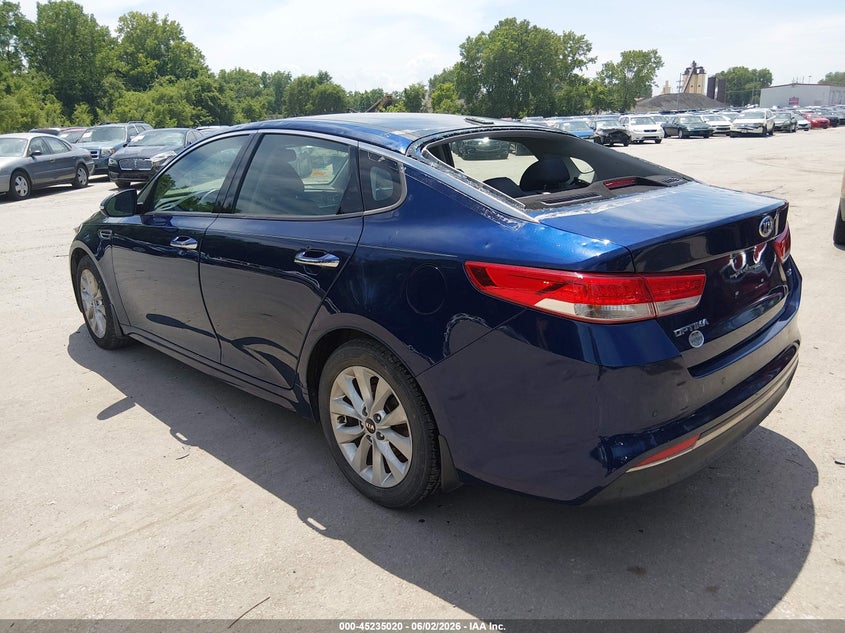 Vin: 5xxgu4l30jg216804, lot: 45732811, kia optima ex 20183
