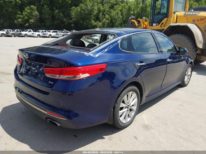 Vin: 5xxgu4l30jg216804, lot: 45732811, kia optima ex 20184