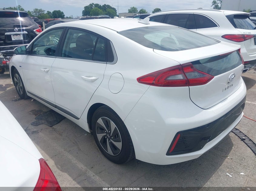Vin: kmhc75lc4hu027519, lot: 45732944, hyundai ioniq hybrid sel 20173