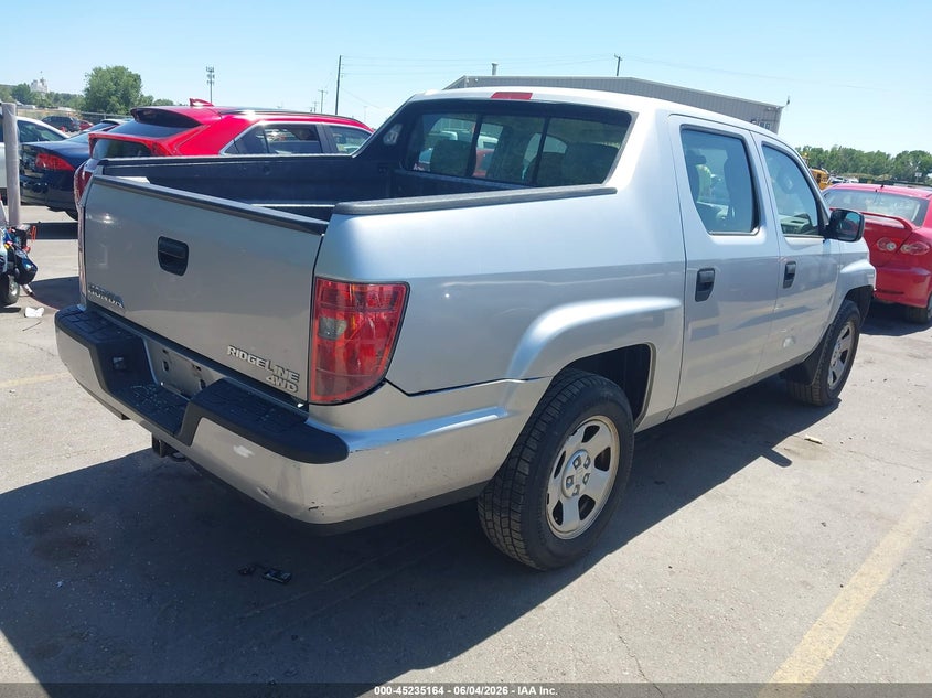 Vin: 5fpyk1f21bb001567, lot: 45732955, honda ridgeline rt 20114