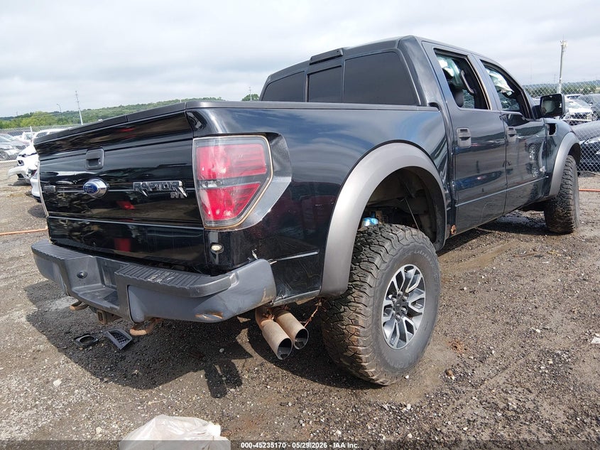 Vin: 1ftfw1r62cfb32488, lot: 45732961, ford f-150 svt raptor 20124