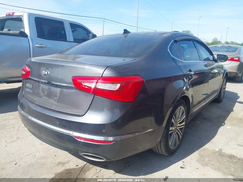 Vin: knaln4d71g5217810, lot: 45732970, kia cadenza premium 20164
