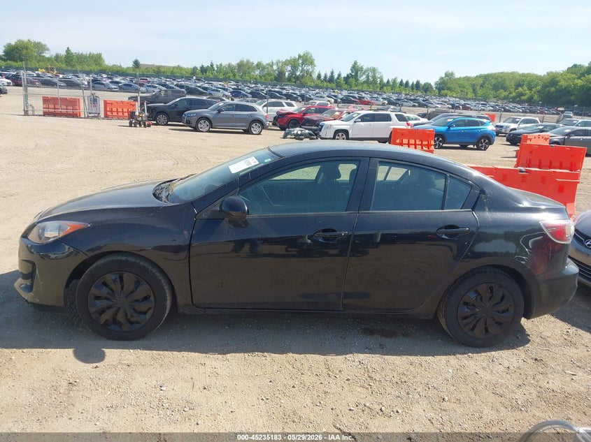 2012 Mazda 3 2.0 I Sport black Lot 111045235183 Vin JM1BL1UF4C1522620