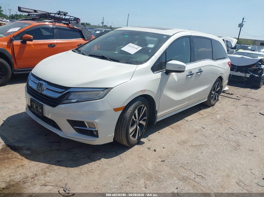 Vin: 5fnrl6h93jb042248, lot: 45732981, honda odyssey elite 20182