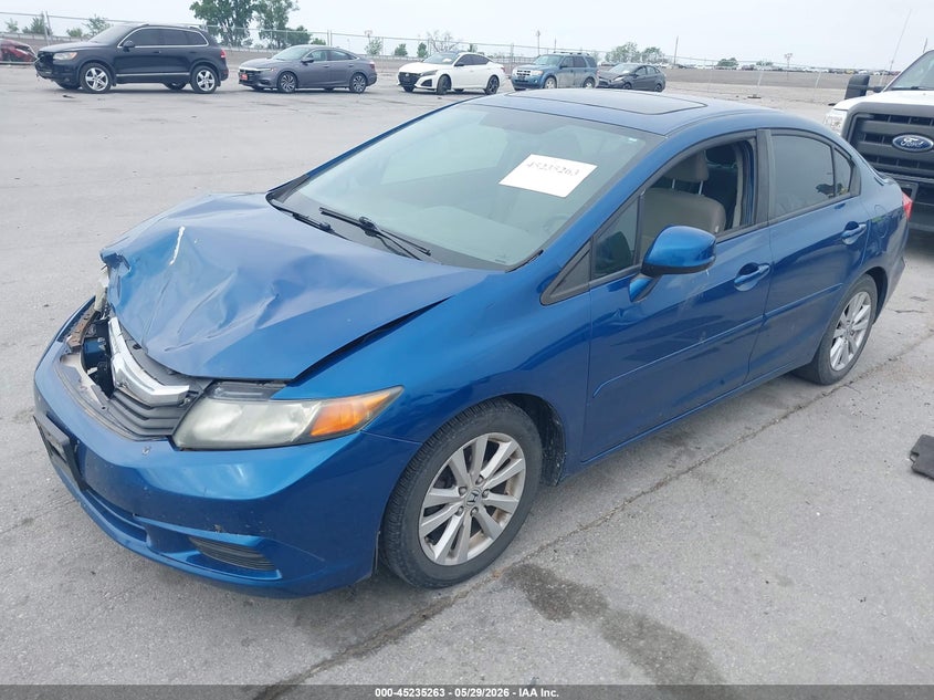 2012 HONDA CIVIC auction photo 2