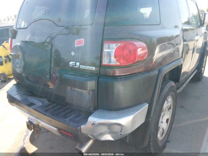 2007 Toyota Fj Cruiser VIN: JTEBU11F870081731 Lot: 45235292