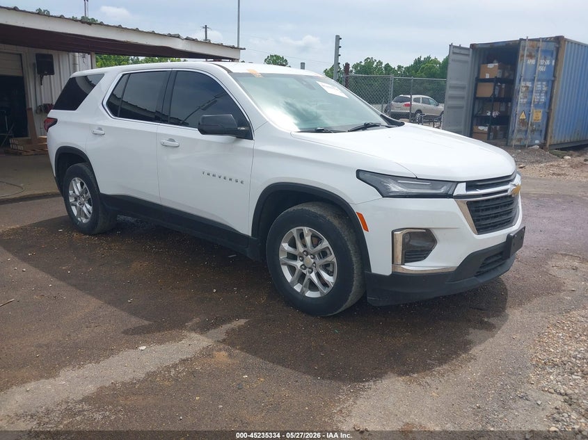 Vin: 1gnerfkw9nj103247, lot: 45733125, chevrolet traverse fwd ls 2022 img_1