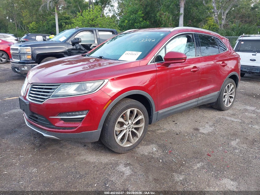 Vin: 5lmcj2d92hul03342, lot: 45733128, lincoln mkc select 20172