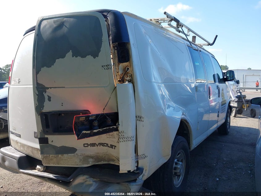 2016 Chevrolet Express 2500 Work Van VIN: 1GCWGAFF2G1242316 Lot: 45235354