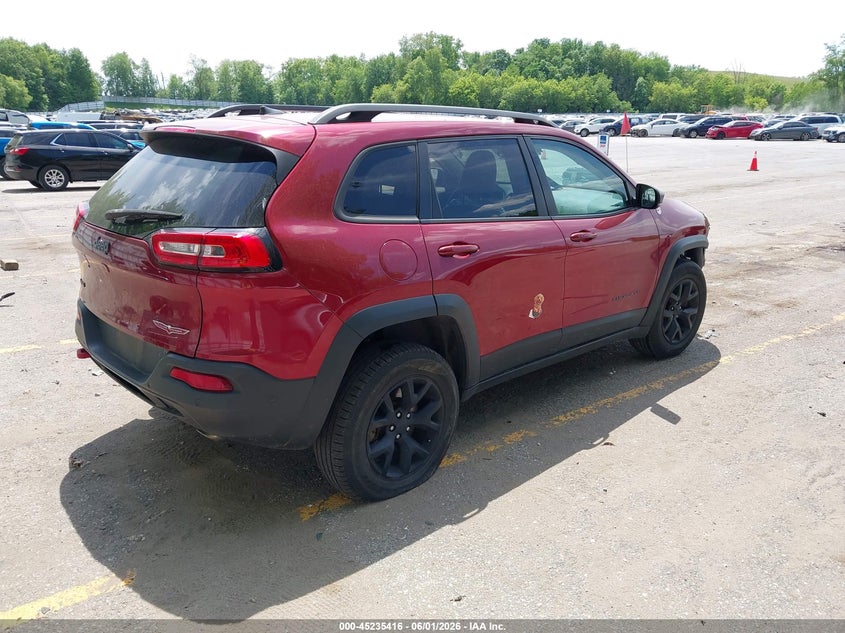 Vin: 1c4pjmbs0gw185692, lot: 45733207, jeep cherokee trailhawk 20164
