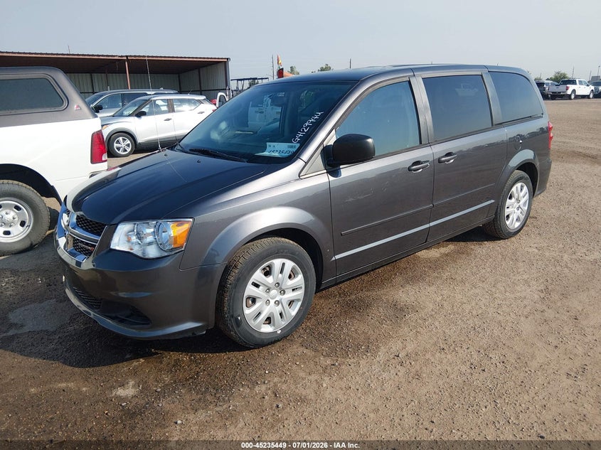 Vin: 2c4rdgbg2hr783032, lot: 45733240, dodge grand caravan se 20172