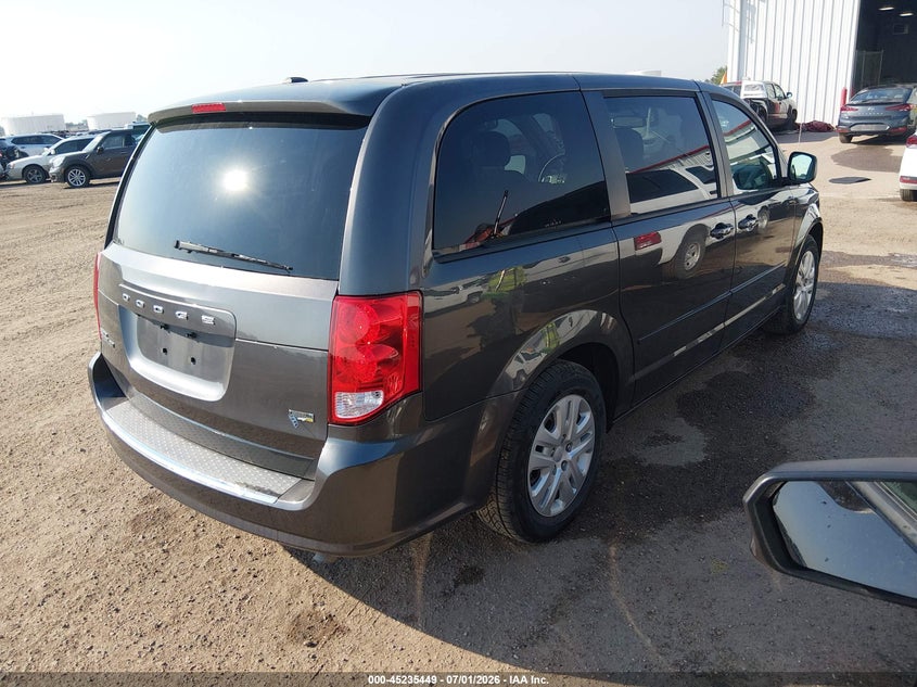 Vin: 2c4rdgbg2hr783032, lot: 45733240, dodge grand caravan se 20174