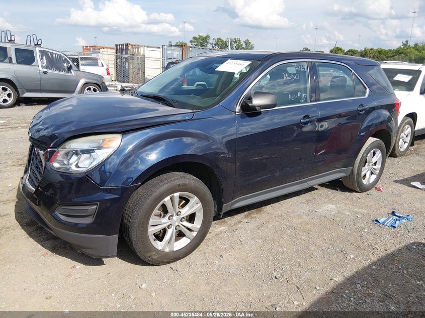2017 Chevrolet Equinox Ls 2GNALBEK7H1609837 photo 1