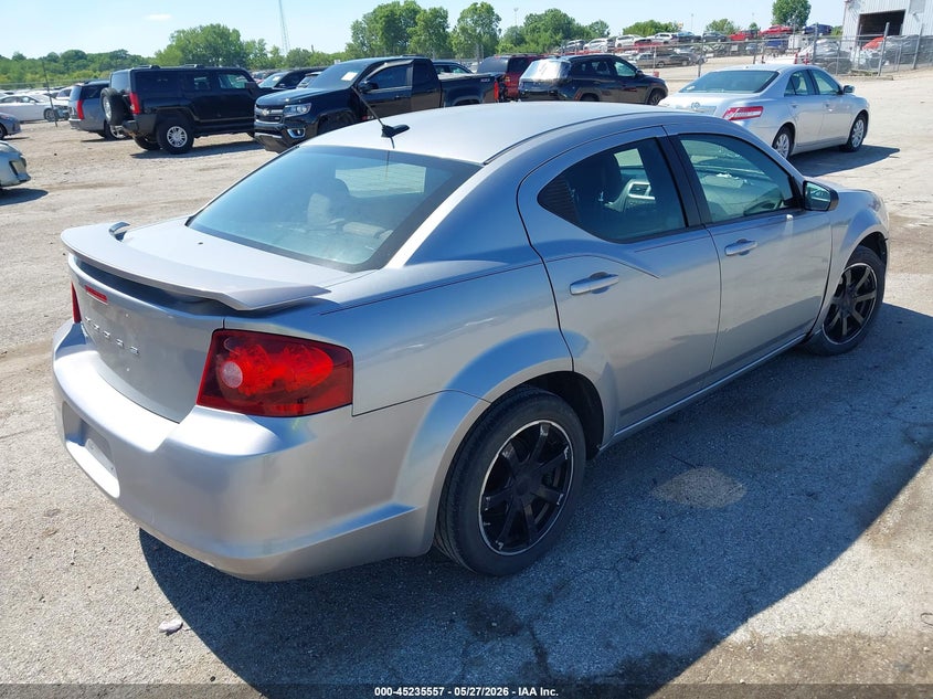 Vin: 1c3cdzag0en165322, lot: 45733348, dodge avenger se 20144