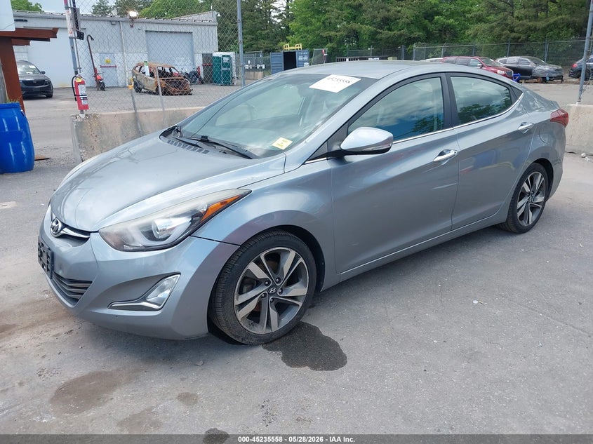 2014 Hyundai Elantra Limited KMHDH4AE9EU112433 photo 1