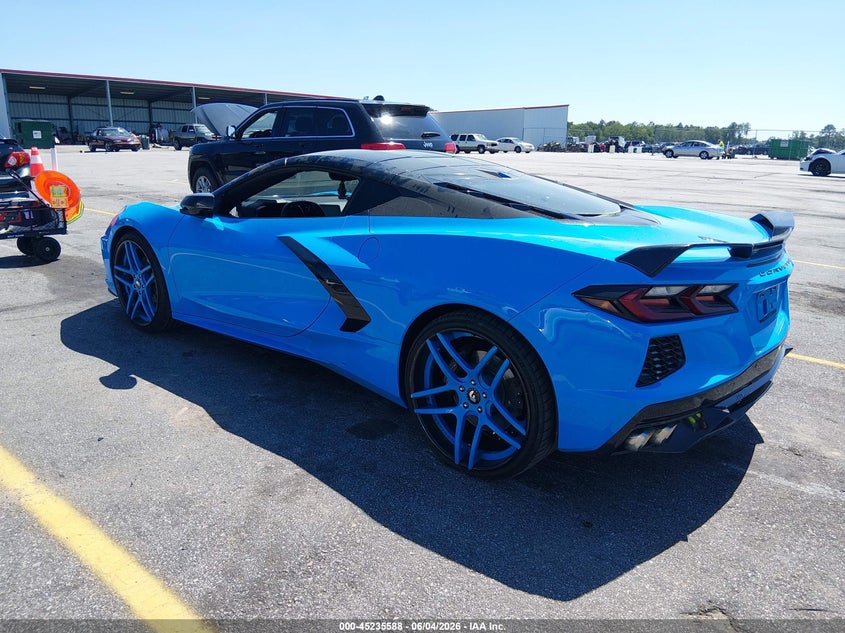 Vin: 1g1yb2d44n5109795, lot: 45733379, chevrolet corvette stingray rwd  2lt 20223