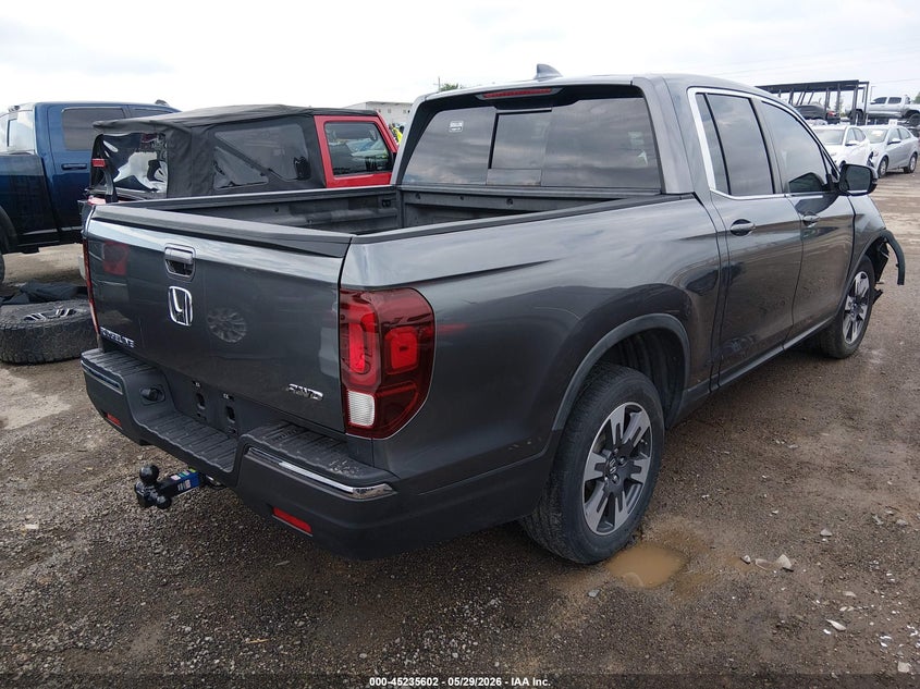 Vin: 5fpyk3f50kb047445, lot: 45733393, honda ridgeline rtl 20194