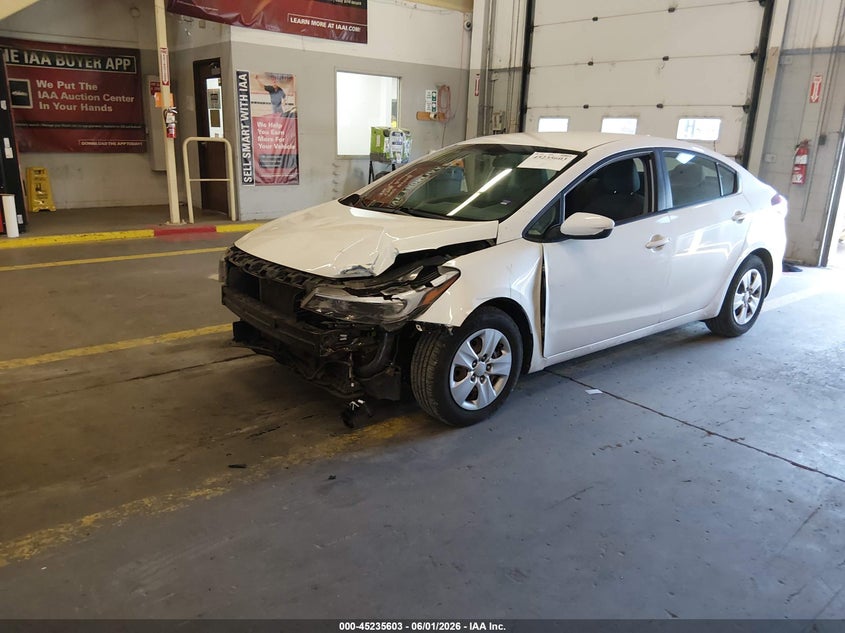 Vin: 3kpfl4a73je262771, lot: 45733394, kia forte lx 20182