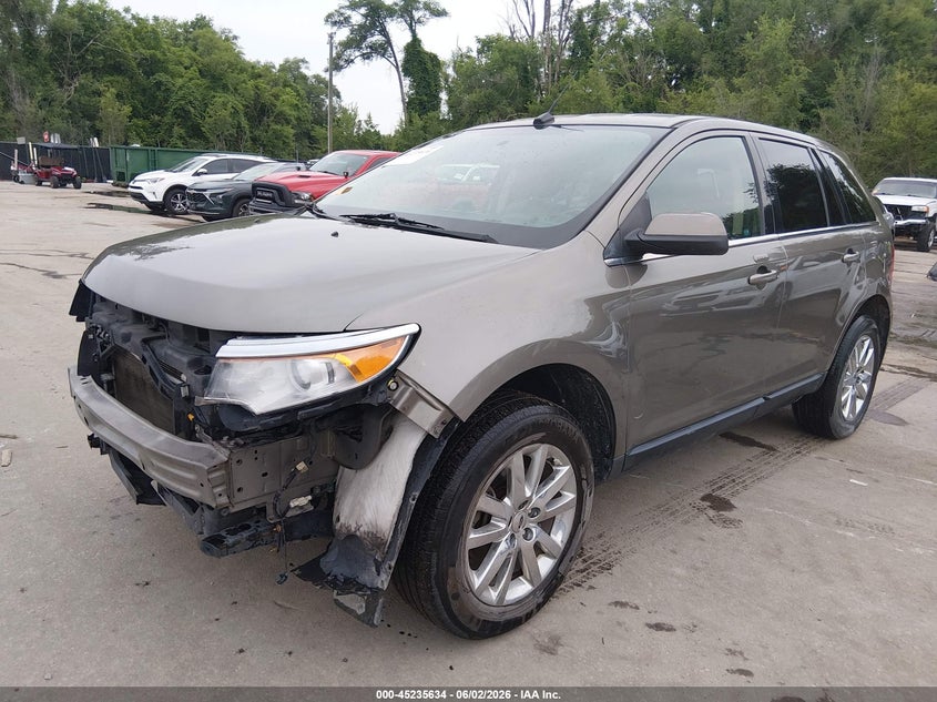 Vin: 2fmdk3kc0eba86156, lot: 45733425, ford edge limited 20142