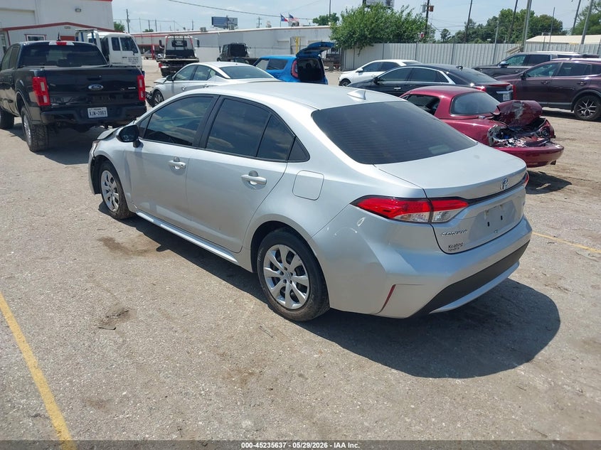 VIN JTDEPMAE3N3011017 2022 TOYOTA COROLLA LE