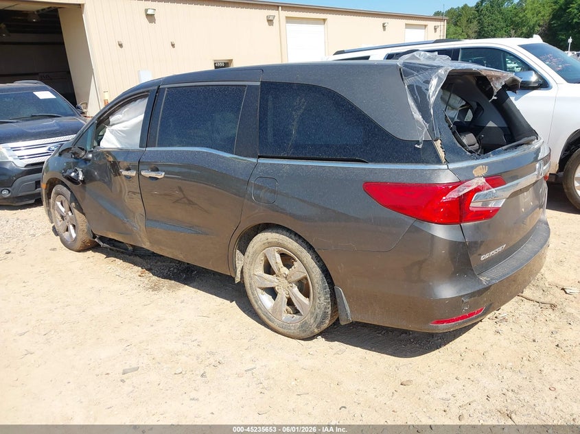 Vin: 5fnrl6h78jb063708, lot: 45733444, honda odyssey ex-l 20183