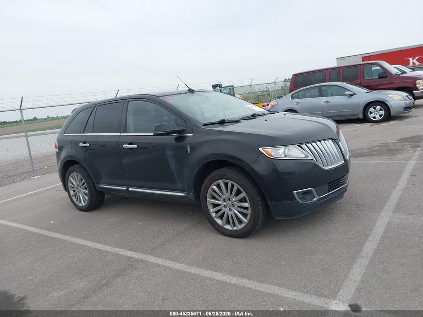 2012 Lincoln Mkx 3.7 black Lot 111045235671 Vin 2LMDJ8JK0CBL17549
