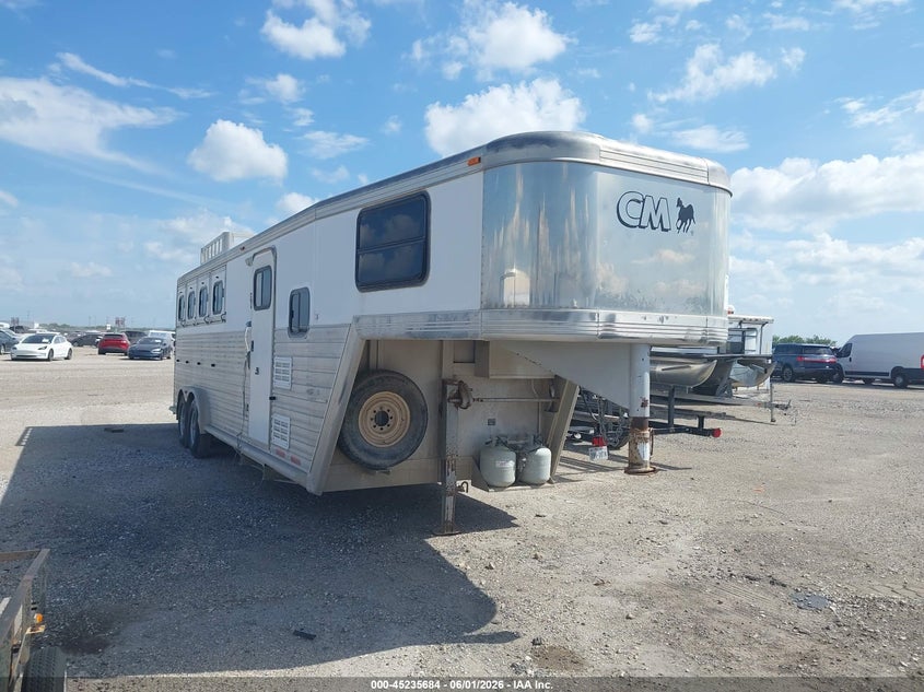 2003 Contract Manufacturing Cm Horse Trailer