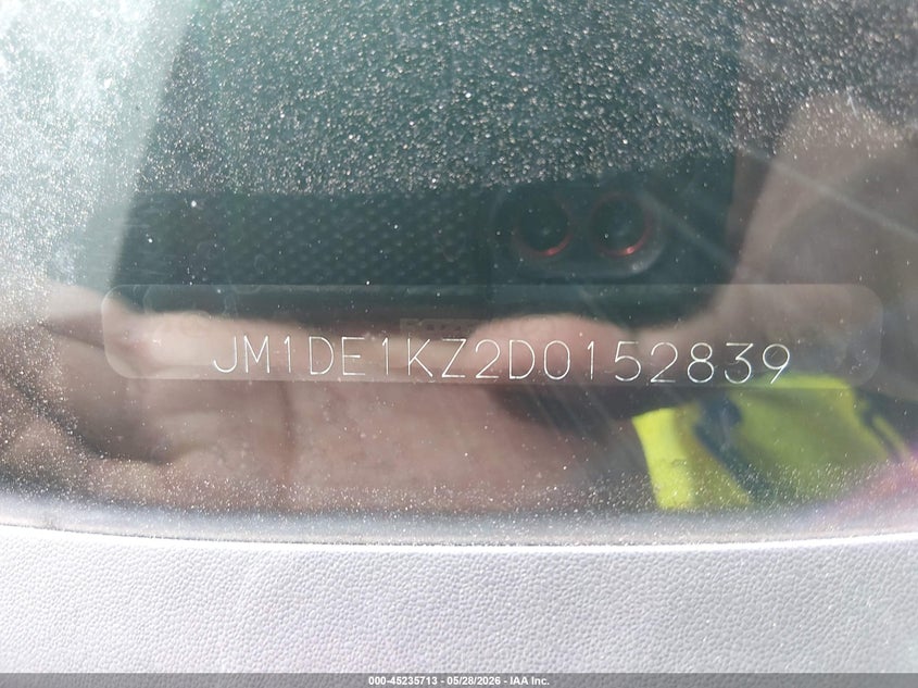 2013 Mazda Mazda2 Sport VIN: JM1DE1KZ2D0152839 Lot: 45235713
