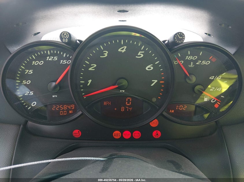 1997 Porsche Boxster VIN: WP0CA2983VS623087 Lot: 45235754
