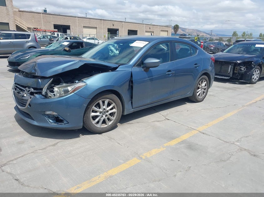 Vin: jm1bm1w79e1192561, lot: 45733554, mazda mazda3 i grand touring 20142