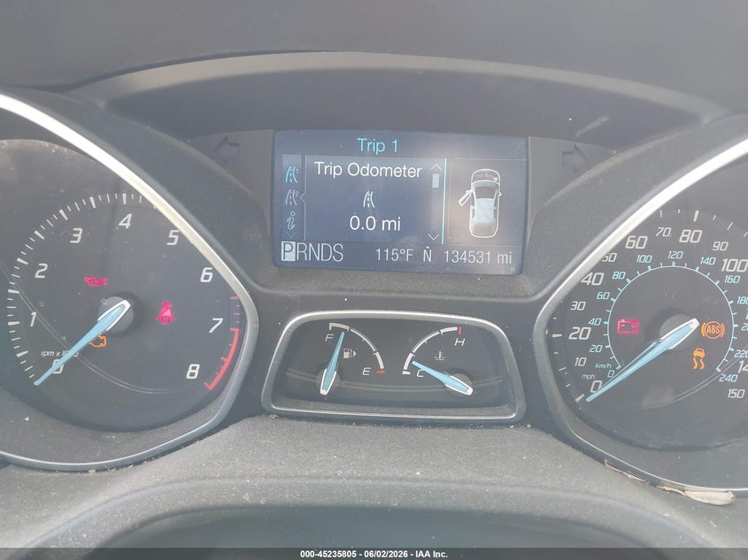 2012 Ford Focus 2.0 Se blue Lot 111045235805 Vin 1FAHP3F24CL429711