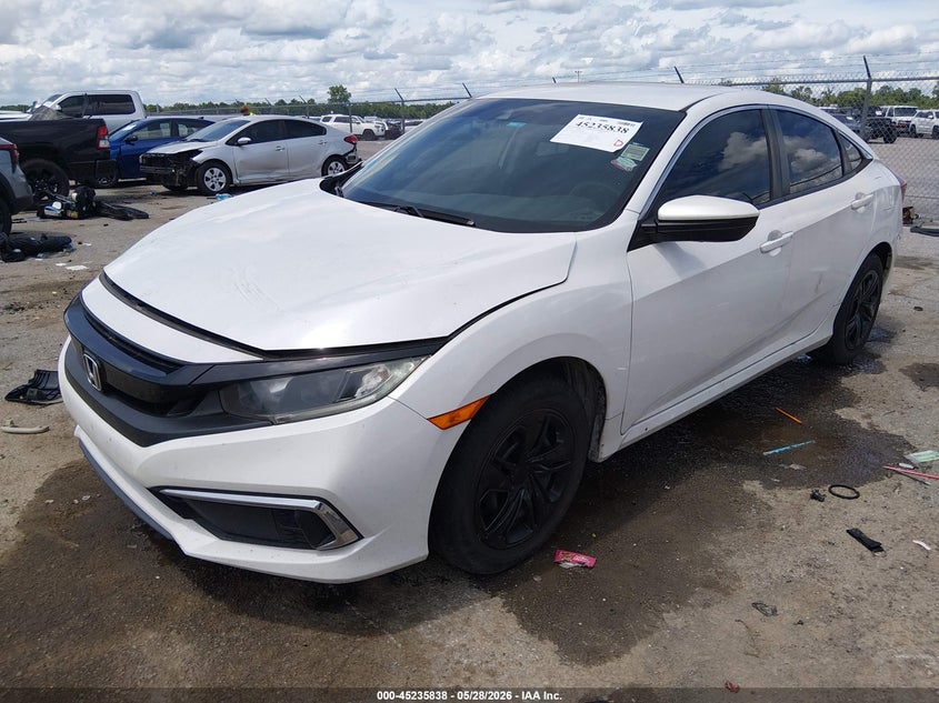 2019 Honda Civic Lx 2HGFC2F64KH594004 photo 1