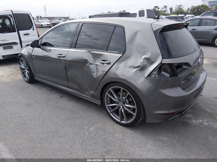 Vin: wvwwf7au3hw150048, lot: 45733642, volkswagen golf r 4-door w/dcc   navigation 20173