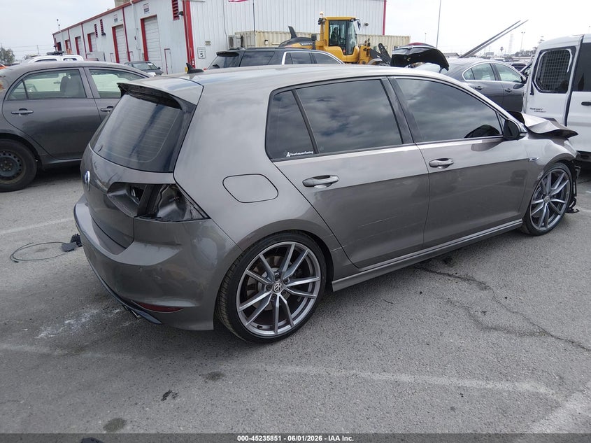 Vin: wvwwf7au3hw150048, lot: 45733642, volkswagen golf r 4-door w/dcc   navigation 20174