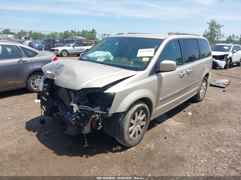 Vin: 2c4rc1bg2er276756, lot: 45733676, chrysler town & country touring 20142