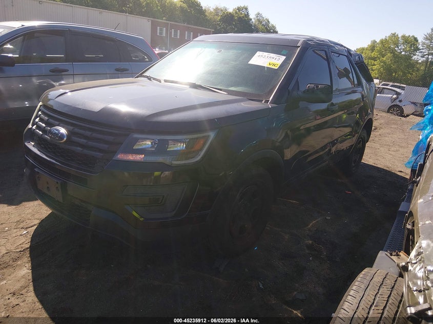 Vin: 1fm5k8ar1hge13474, lot: 45733703, ford utility police interceptor 20172