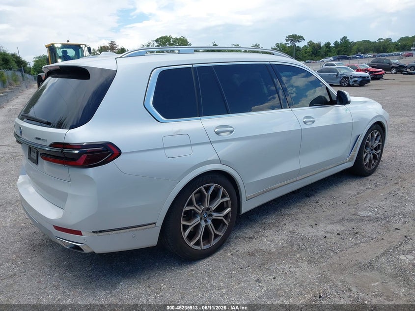 Vin: 5ux23em06p9p53978, lot: 45733704, bmw x7 xdrive40i 20234
