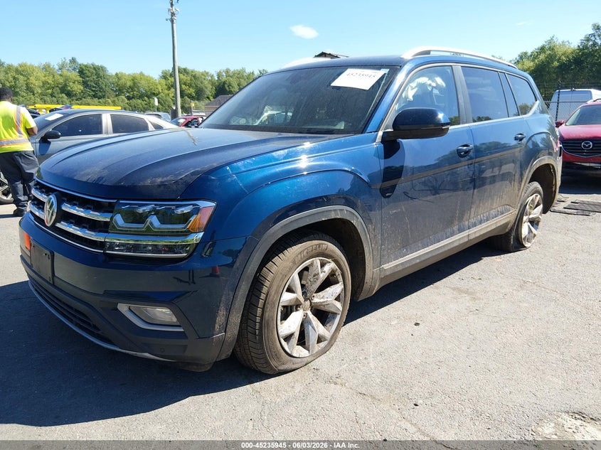Vin: 1v2mr2ca2jc510582, lot: 45733736, volkswagen atlas 3.6l v6 sel 20182
