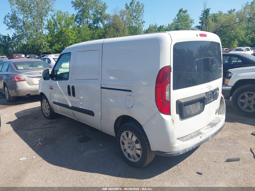Vin: zfberfbtxg6b15420, lot: 45733765, ram promaster city tradesman slt 20163