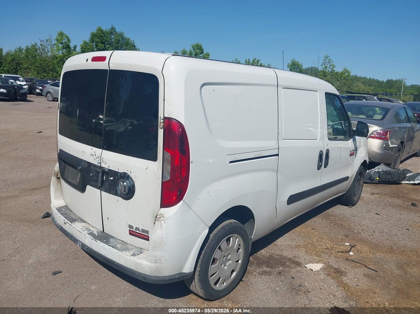 Vin: zfberfbtxg6b15420, lot: 45733765, ram promaster city tradesman slt 20164