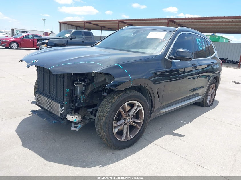 Vin: 5uxty5c0xm9f84649, lot: 45733784, bmw x3 xdrive30i 20212
